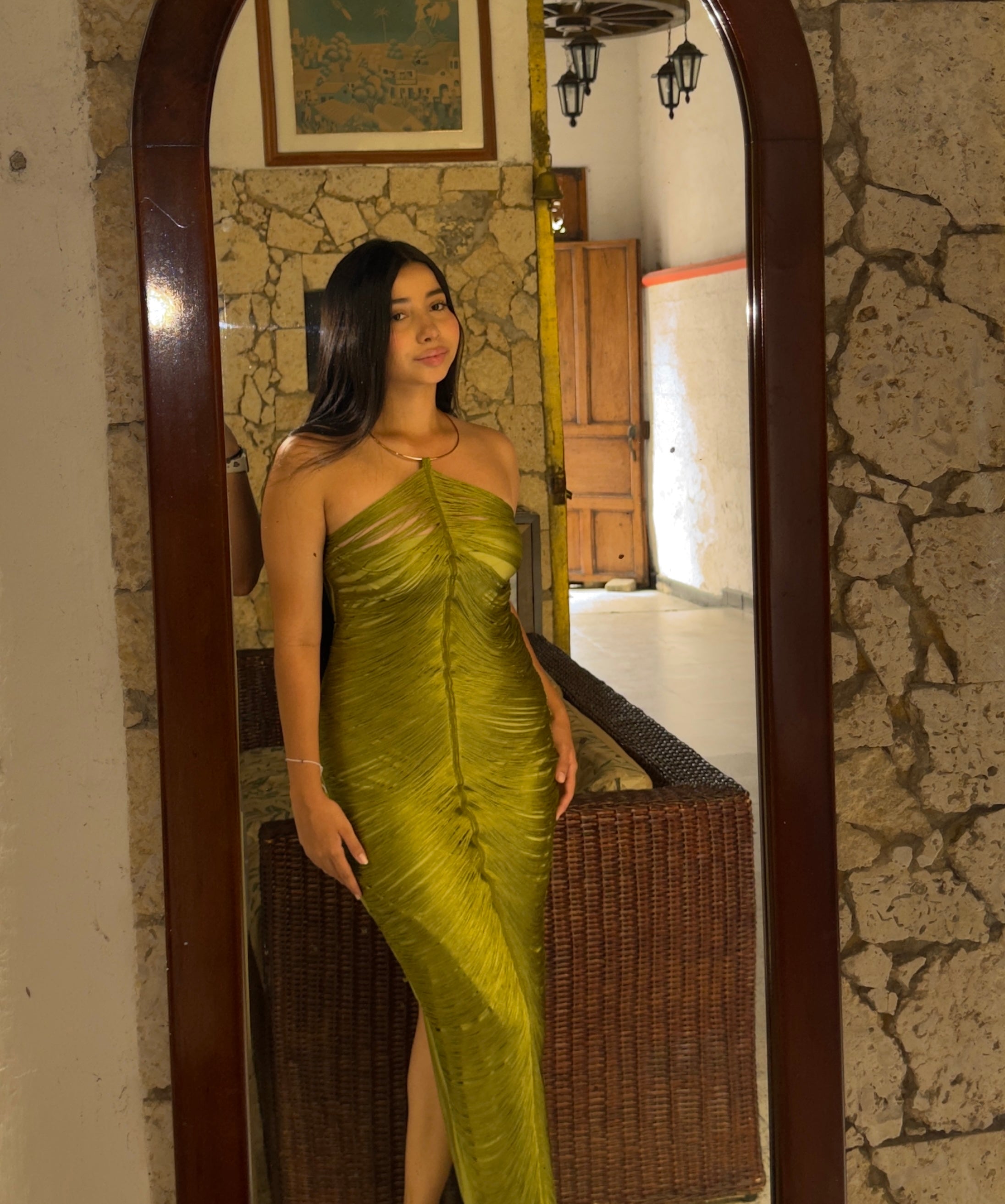 Vestido Aluna Verde