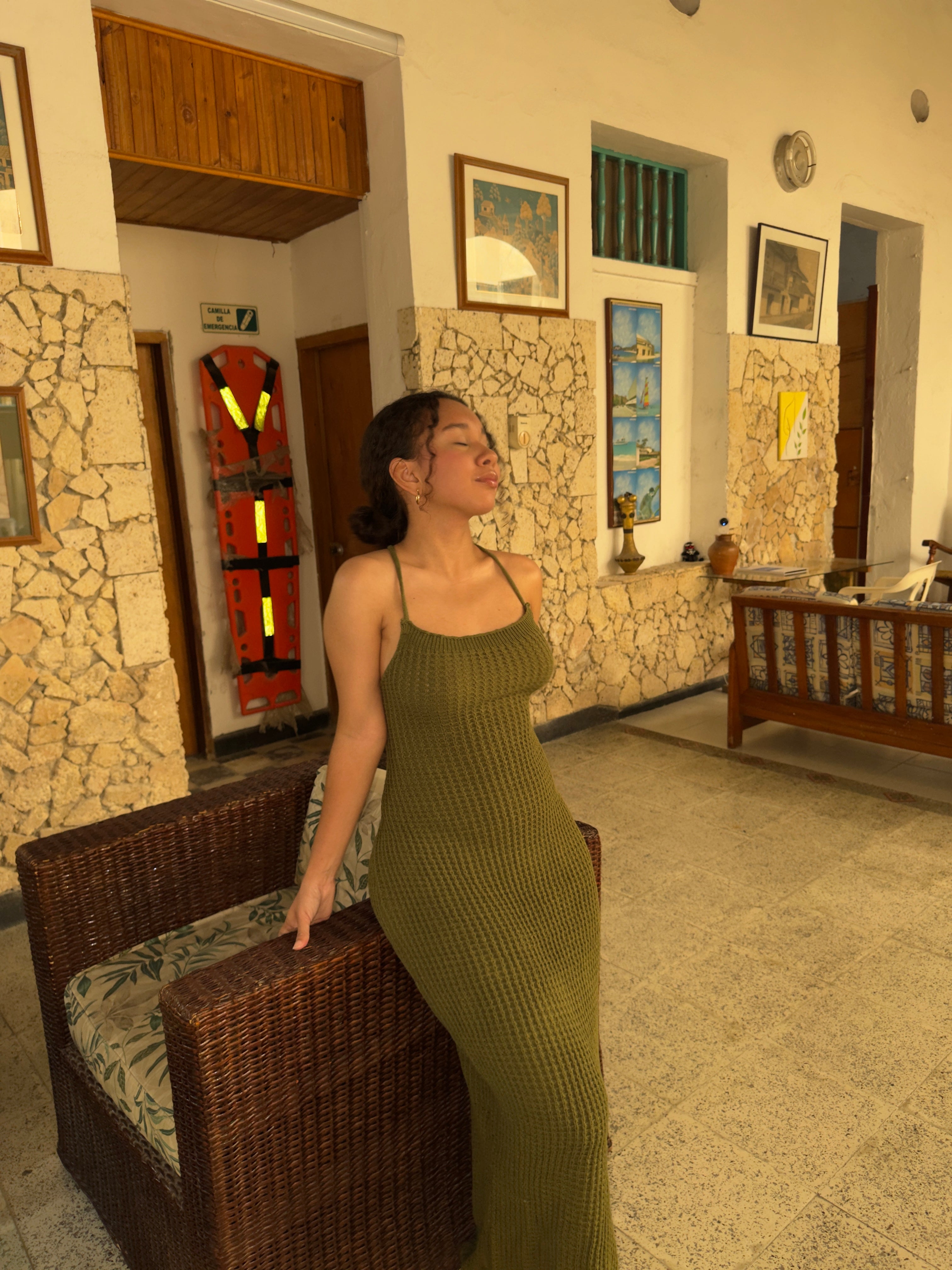 Vestido Daphne Espalda Libre