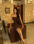 Vestido Calista Brisa Café